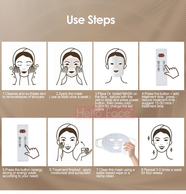 Facial LED Light Mask